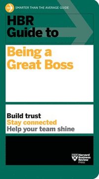 bokomslag HBR Guide to Being a Great Boss