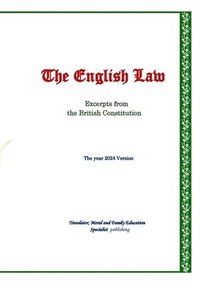 bokomslag The English Law, 2024 Version