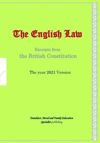 bokomslag The English Law