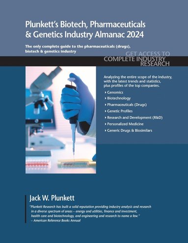bokomslag Plunkett's Biotech, Pharmaceuticals & Genetics Industry Almanac 2024