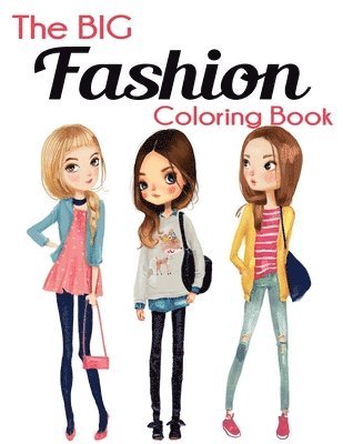 Blue Wave Press - Big Fashion Coloring Book, Häftad