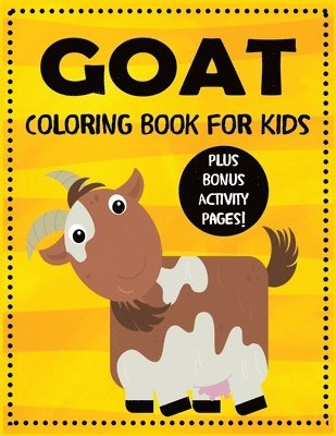 Blue Wave Press - Goat Coloring Book for Kids plus Bonus Activity Pages, Häftad