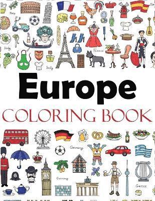 Dylanna Press - Europe Coloring Book, Häftad