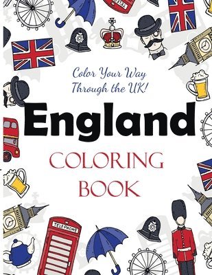 Dylanna Press - England Coloring Book, Häftad