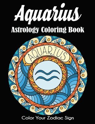 bokomslag Aquarius Astrology Coloring Book