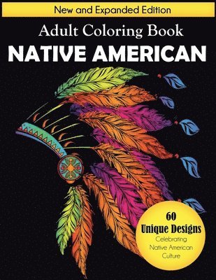 bokomslag Native American Adult Coloring Book