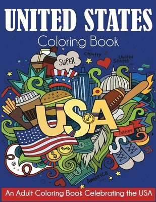 Dylanna Press - United States Coloring Book, Häftad
