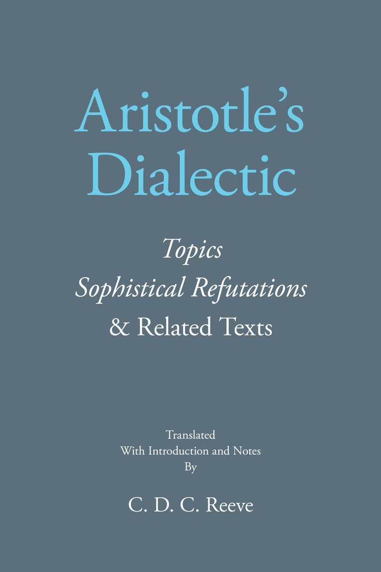 Aristotle - Aristotle's Dialectic, Häftad