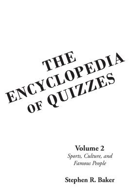 bokomslag The Encyclopedia of Quizzes