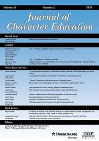 bokomslag Journal of Character Education Volume 16 Number 2 2020