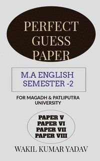 bokomslag Perfect Guess Paper M.a English Semester -2