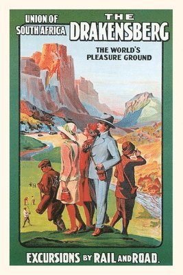 Vintage Journal The Drakensberg, South Africa Travel Poster 1