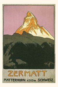 bokomslag Vintage Journal Zermatt, Matterhorn, Switzerland