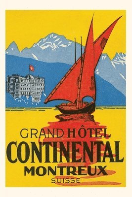 bokomslag Vintage Journal Montreux, Switzerland Travel Poster