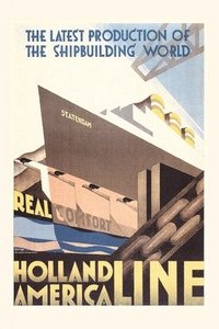 bokomslag Vintage Journal Poster for Holland America Line