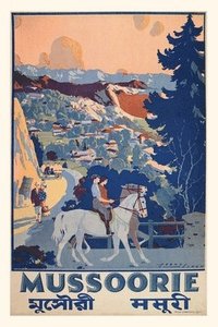 bokomslag Vintage Journal Mussoorie, India Travel Poster