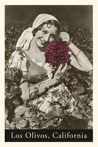 bokomslag The Vintage Journal Los Olivos, Lady with Grapes