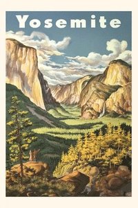 bokomslag Vintage Journal Trevel Poster for Yosemite National Park