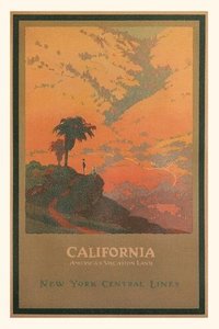 bokomslag Vintage Journal Trevel Poster for California