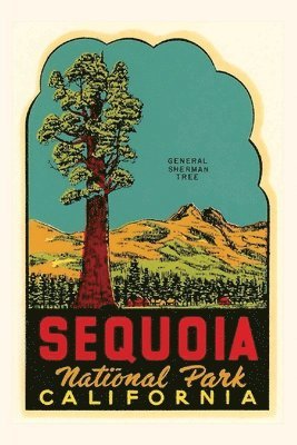 Vintage Journal Sequoia National Park Decal 1