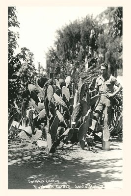 Vintage Journal Spineless Cactus, Burbank Garden 1