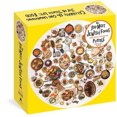 The 100 Most Jewish Foods: 500-Piece Circular Puzzle 1