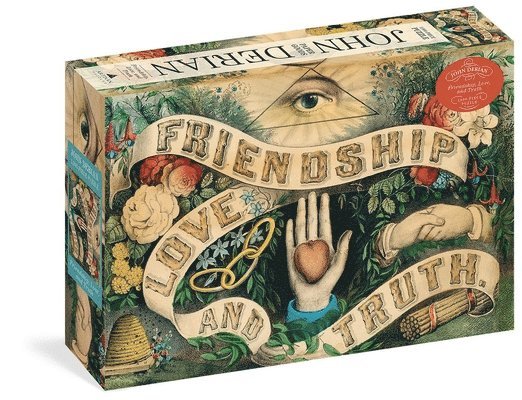 John Derian Paper Goods: Friendship, Love, and Truth 1,000-Piece Puzzle 1