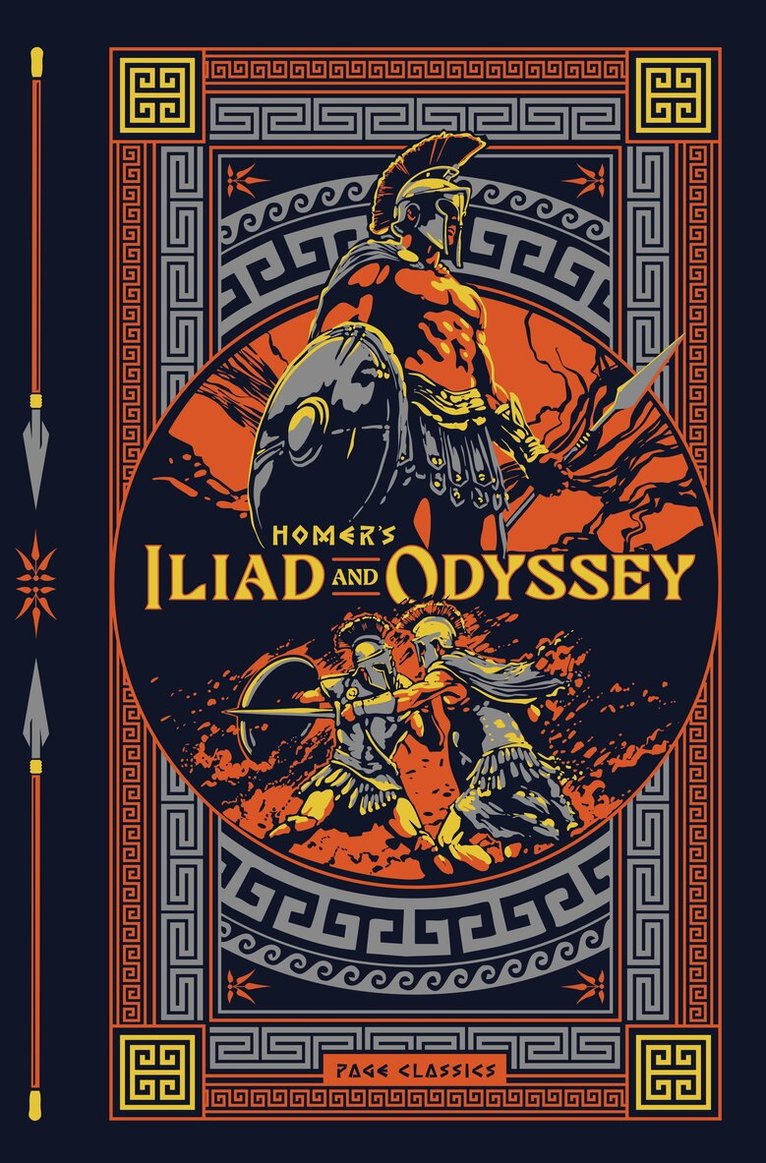 Homer - The Iliad and The Odyssey, Inbunden