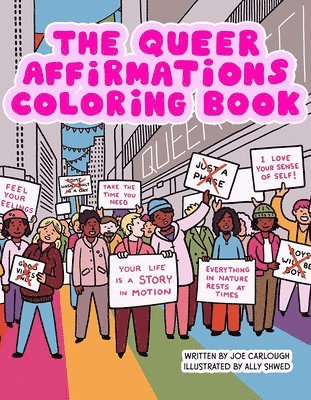 Queer Affirmations Coloring Book 1