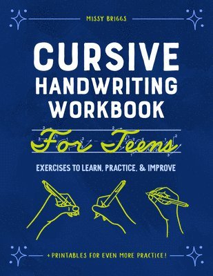 bokomslag Cursive Handwriting Workbook for Teens