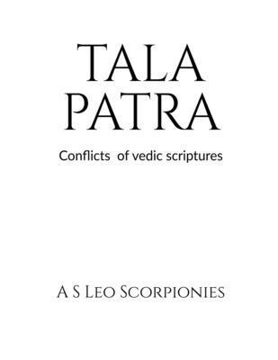 Tala Patraconflict of Vedic Scriptures
