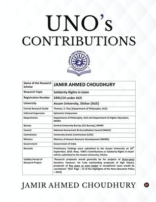 UNO's Contributions 1