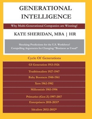 Kate Sheridan - Generational Intelligence: The Struggle is Real Managing Multi-Generation Teams and Companies, Häftad