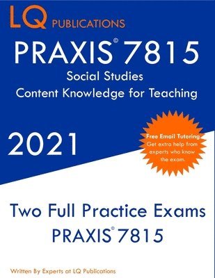 bokomslag PRAXIS 7815 Social Studies Elementary Education Exam