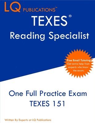 bokomslag TEXES Reading Specialist: One Full Practice Exam - Free Online Tutoring - Updated Exam Questions