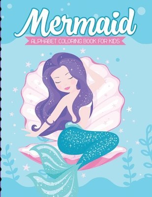 bokomslag Mermaid Alphabet Coloring Book For Kids