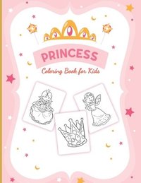 bokomslag Princess Coloring Book For Girls