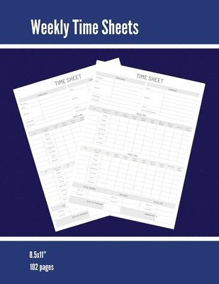 bokomslag Weekly Time Sheets