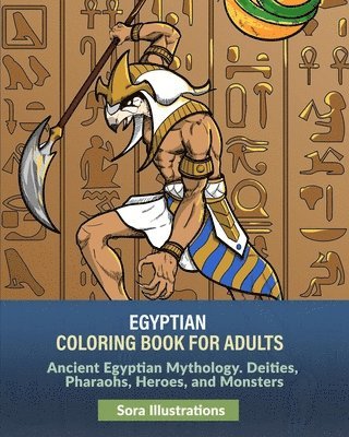 bokomslag Egyptian Coloring Book for Adults