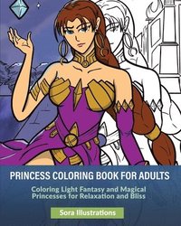 bokomslag Princess Coloring Book for Adults