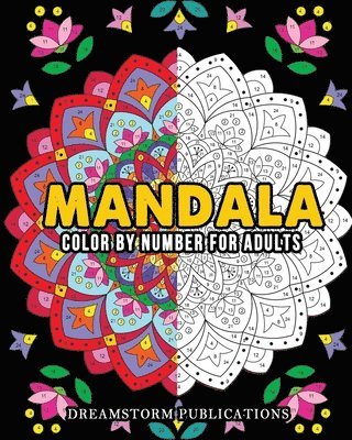 Mandala Color by Number for Adults 1