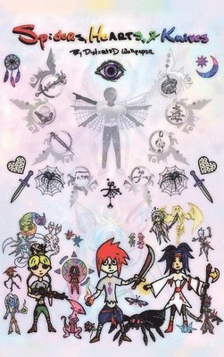 Distxrt8d Wallpap3r, Distxrtd Wallpap3r - Spiders, Hearts, & Knives, Inbunden