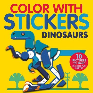 Jonny Marx - Color with Stickers: Dinosaurs, Häftad