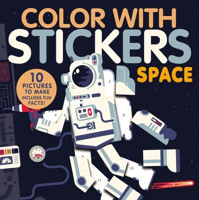 Jonny Marx - Color with Stickers: Space, Häftad