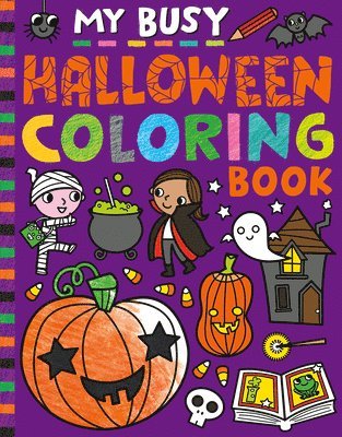 bokomslag My Busy Halloween Coloring Book