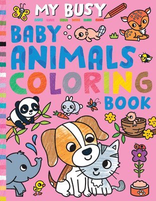 bokomslag My Busy Baby Animals Coloring Book
