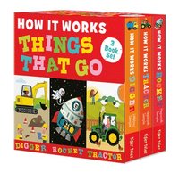 bokomslag How It Works: Things That Go 3-Book Boxed Set: Digger; Rocket; Tractor