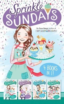 bokomslag Sprinkle Sundays 4 Books in 1!: Sunday Sundaes; Cracks in the Cone; The Purr-Fect Scoop; Ice Cream Sandwiched