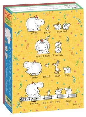 Hippo Birdie Two Ewe: 300-Piece Birthday Puzzle! 1