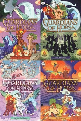 bokomslag Guardians of Horsa Graphic Novel Collected Set: Legend of the Yearling; The Naysayers; Marked for Magic; The Fire Oath